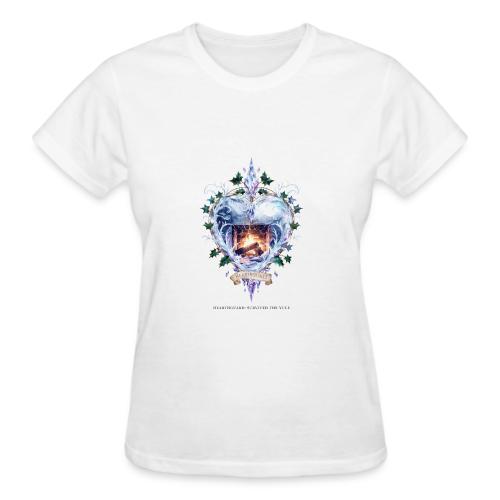 Imbolc Candle Veil T-Shirt | Veiled Rebirth - Gildan Ultra Cotton Ladies T-Shirt