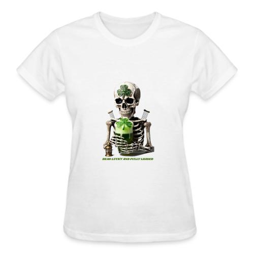 Eternal Stout Skeleton Graphic Tee - Gildan Ultra Cotton Ladies T-Shirt