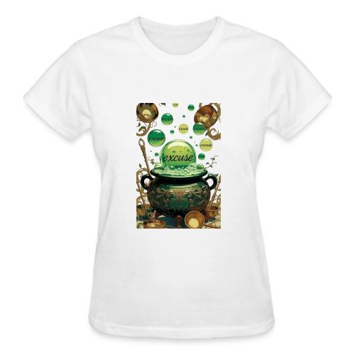 Emerald Excuses Cauldron Graphic Tee - Gildan Ultra Cotton Ladies T-Shirt