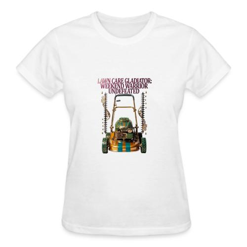 Lawn Care Gladiator T Shirt - Gildan Ultra Cotton Ladies T-Shirt