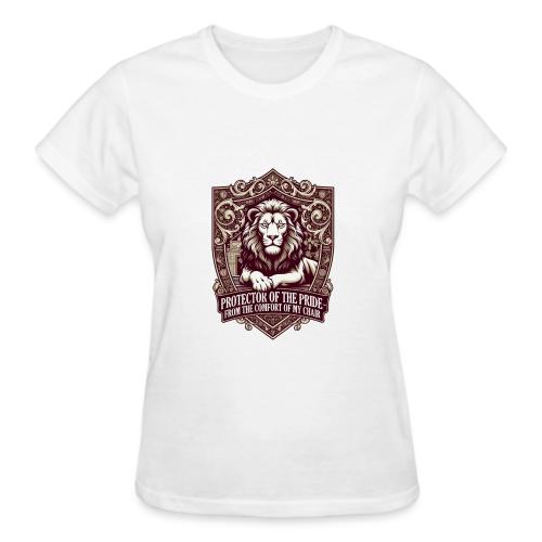 Protector of the Pride T Shirt, Sarcastic Dad Gif - Gildan Ultra Cotton Ladies T-Shirt