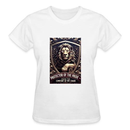 Lion King T Shirt, Funny Low-Effort Father Gift - Gildan Ultra Cotton Ladies T-Shirt