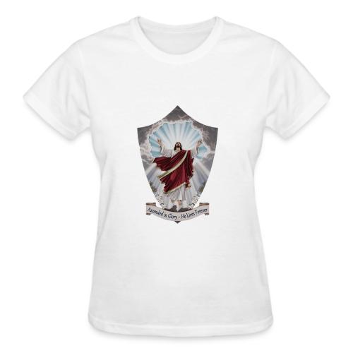 Easter Ascended in Glory T Shirt,Resurrection Gift - Gildan Ultra Cotton Ladies T-Shirt