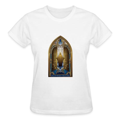 Easter Peace Be With You Locked Doors T Shirt,Gift - Gildan Ultra Cotton Ladies T-Shirt