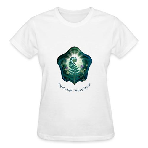 Easter Unfurl in Light Resurrection T Shirt, Gift - Gildan Ultra Cotton Ladies T-Shirt