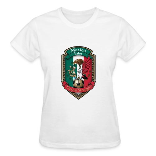 Mexico Eagle Valor T-Shirt, Pride Badge Gift - Gildan Ultra Cotton Ladies T-Shirt