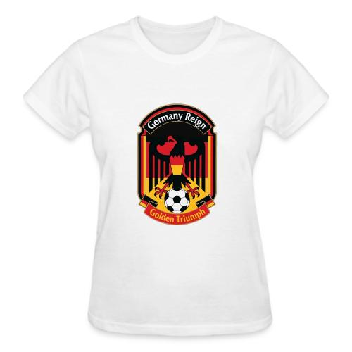 Germany Eagle Reign T-Shirt, German Flag Gift - Gildan Ultra Cotton Ladies T-Shirt