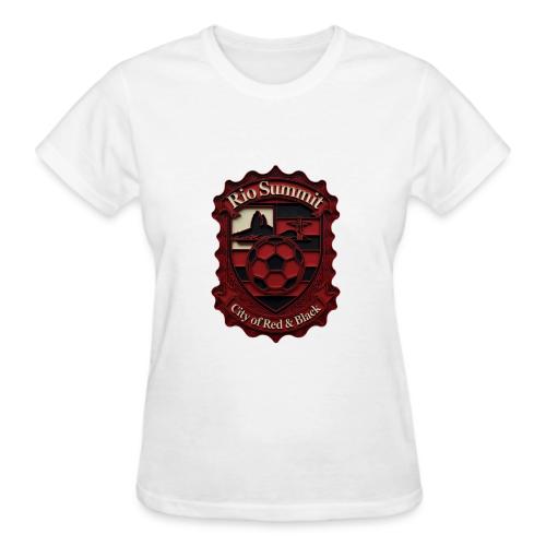 Flamengo Scarlet Summit T-Shirt, Football Gift - Gildan Ultra Cotton Ladies T-Shirt