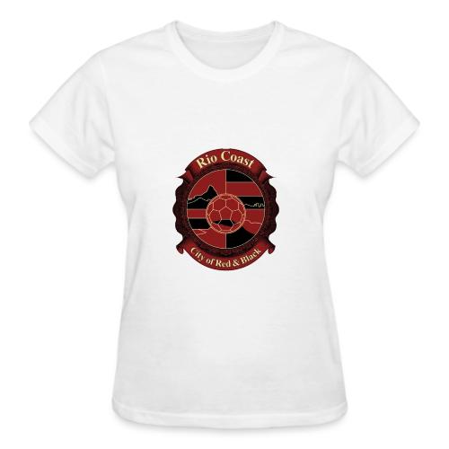 Flamengo Rio Coast T Shirt, Football Pride Gift - Gildan Ultra Cotton Ladies T-Shirt
