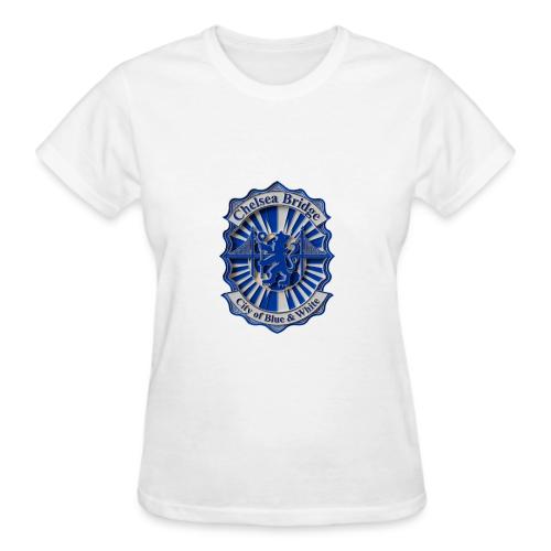 Chelsea Blue Bridge T Shirt, Soccer Fan Gift - Gildan Ultra Cotton Ladies T-Shirt