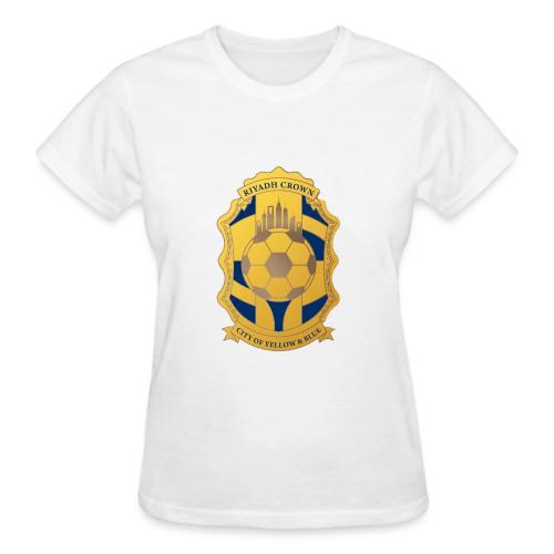 Riyadh Crown T Shirt, Modern Desert Pride Gift - Gildan Ultra Cotton Ladies T-Shirt