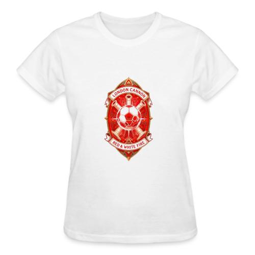 Red London Cannon T Shirt,Football City Pride Gift - Gildan Ultra Cotton Ladies T-Shirt