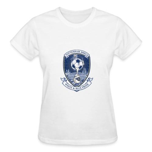 Iconic North London Soccer Emblem Art Print - Gildan Ultra Cotton Ladies T-Shirt