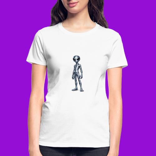 Silver Alien - Gildan Ultra Cotton Ladies T-Shirt