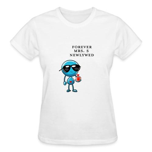 Mrs S Forever Newlywed - Gildan Ultra Cotton Ladies T-Shirt