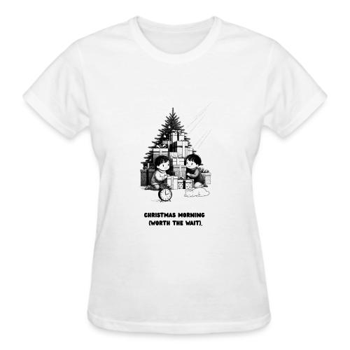 Christmas Morning T-Shirt | Minimalist Kids Gifts - Gildan Ultra Cotton Ladies T-Shirt