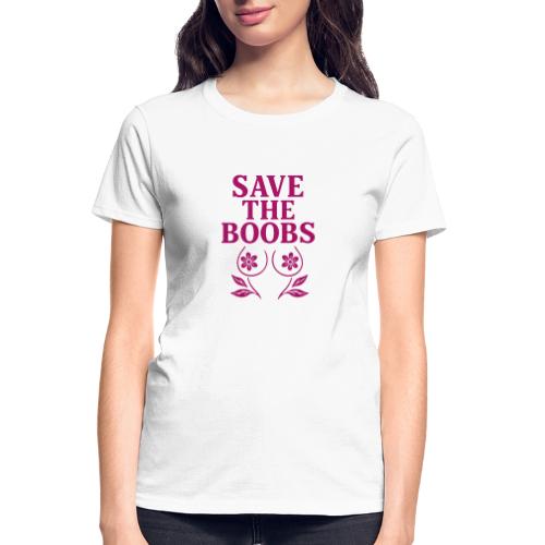 Save the boobs! - Gildan Ultra Cotton Ladies T-Shirt
