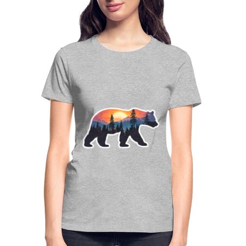Mountain Spirit Bear - Gildan Ultra Cotton Ladies T-Shirt