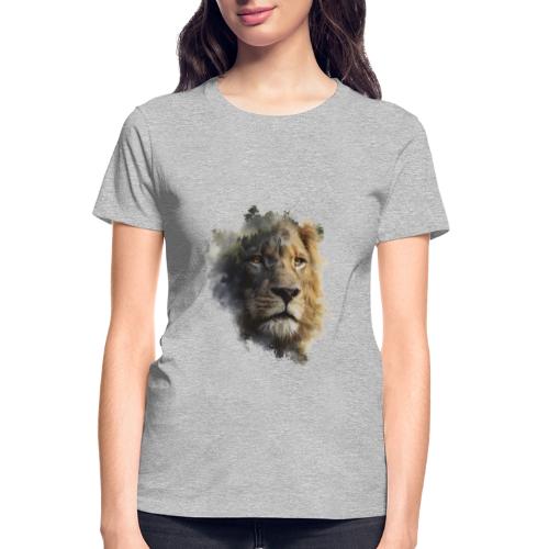 Forest-Soul Lion - Gildan Ultra Cotton Ladies T-Shirt