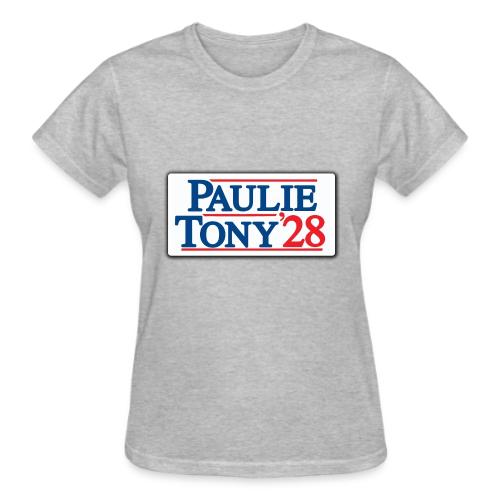 Paulie and Tony for Co-President 2028 - Gildan Ultra Cotton Ladies T-Shirt