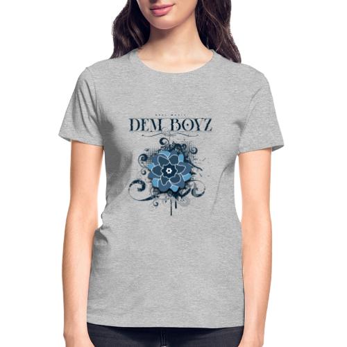 Flower Splash Blues - Gildan Ultra Cotton Ladies T-Shirt