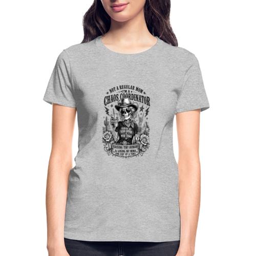 Chaos Coordinator Mom Skeleton Cowgirl - Gildan Ultra Cotton Ladies T-Shirt