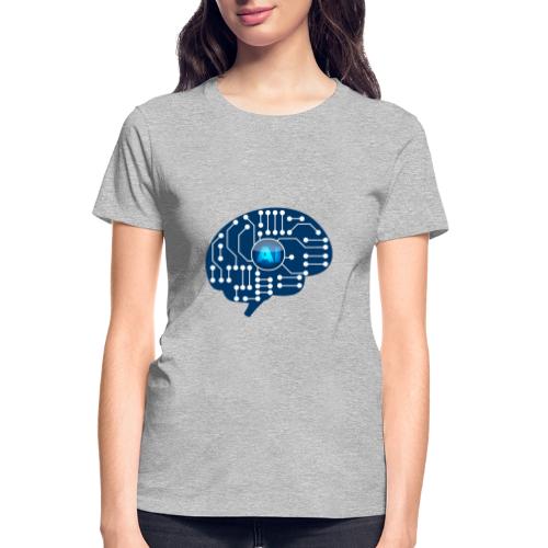 AI: Mind Wired - Gildan Ultra Cotton Ladies T-Shirt
