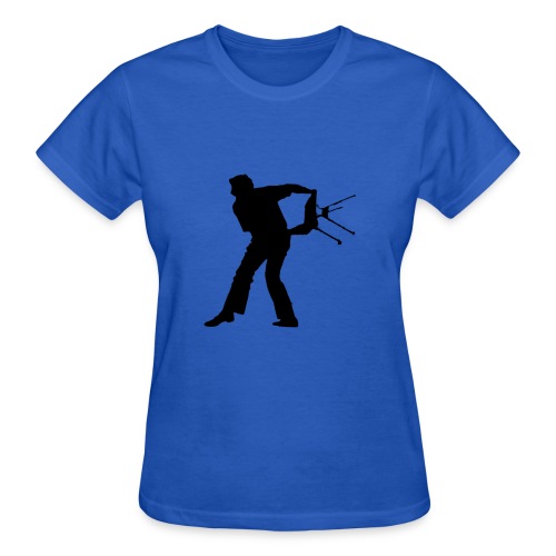 Chair Throwing Black - Gildan Ultra Cotton Ladies T-Shirt