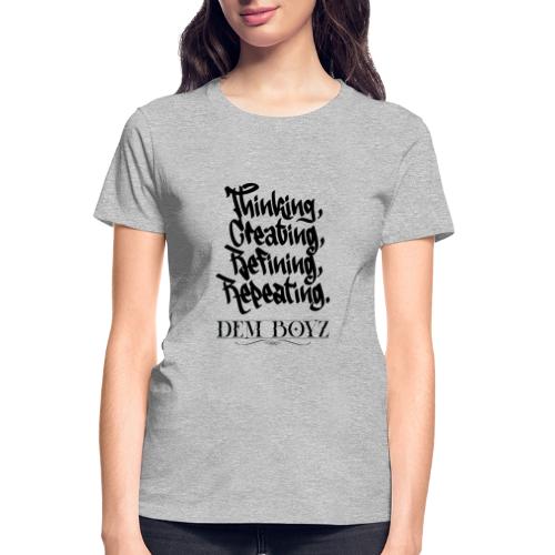 Thinking, Creating, Refining, Repeating - Gildan Ultra Cotton Ladies T-Shirt