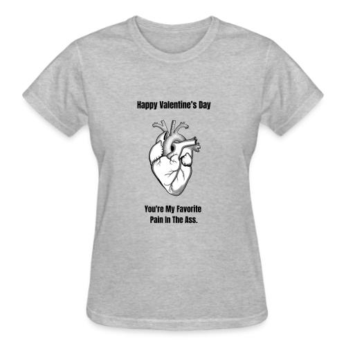 I'm Glad I Swiped Right T-Shirt | Funny Valentine - Gildan Ultra Cotton Ladies T-Shirt