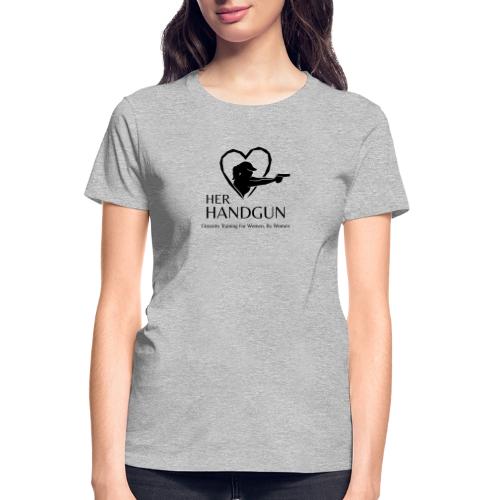 Her Handgun Logo and Tag Line - Gildan Ultra Cotton Ladies T-Shirt