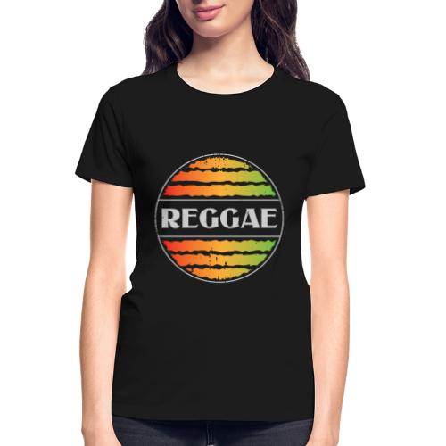Reggae celebration vibrant rasta music design - Gildan Ultra Cotton Ladies T-Shirt