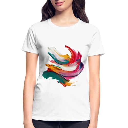Colorful brushstrokes - Gildan Ultra Cotton Ladies T-Shirt