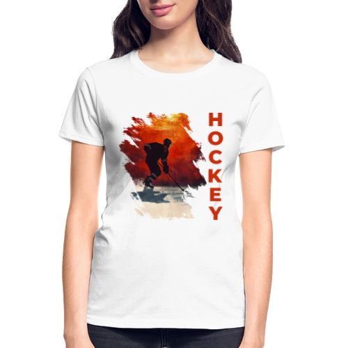 Hockey Vibes - Gildan Ultra Cotton Ladies T-Shirt