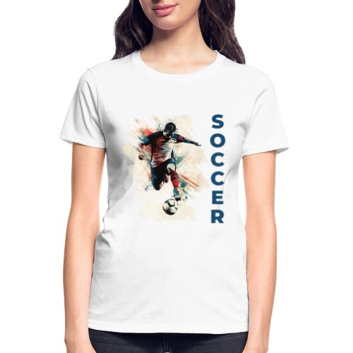 Soccer Power Move - Gildan Ultra Cotton Ladies T-Shirt