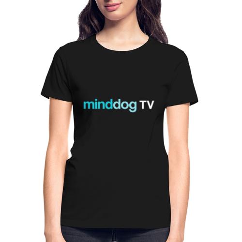minddogTV logo simplistic - Gildan Ultra Cotton Ladies T-Shirt