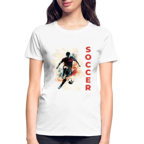 Soccer Blaze - Gildan Ultra Cotton Ladies T-Shirt