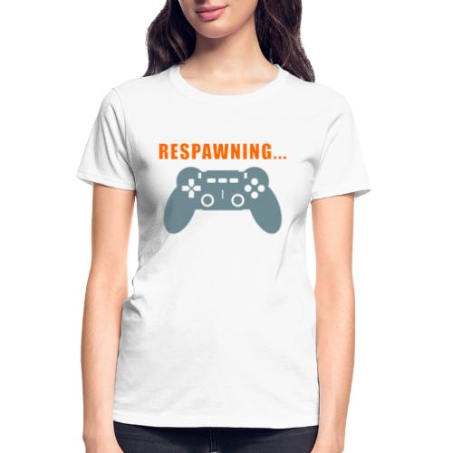 Respawning Gamer Controller Design - Gildan Ultra Cotton Ladies T-Shirt