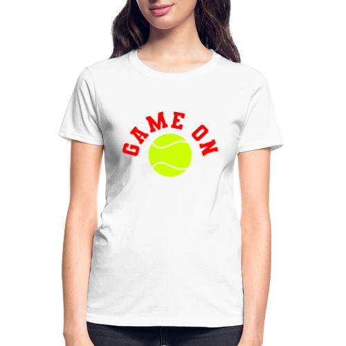 Game On Tennis - Gildan Ultra Cotton Ladies T-Shirt