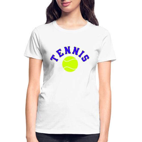 Tennis: Serve in Style - Gildan Ultra Cotton Ladies T-Shirt