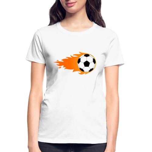 Soccer Ball - Gildan Ultra Cotton Ladies T-Shirt