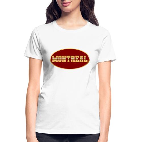 Montreal in Gold - Gildan Ultra Cotton Ladies T-Shirt