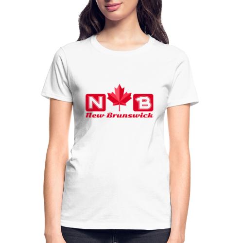 New Brunswick, province of Canada - Gildan Ultra Cotton Ladies T-Shirt