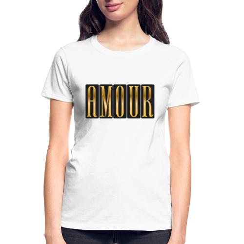 Golden Love - Gildan Ultra Cotton Ladies T-Shirt