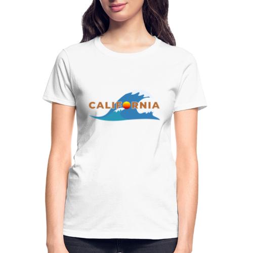 Blue Wave California - Gildan Ultra Cotton Ladies T-Shirt