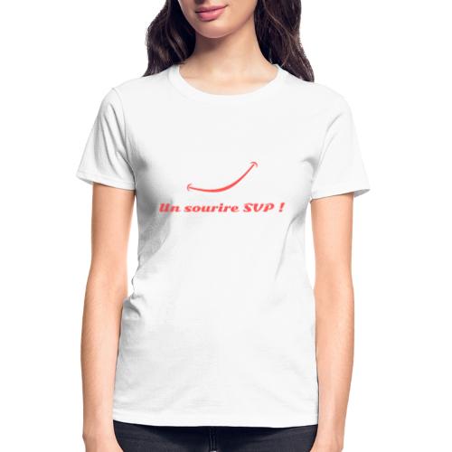 A smile, please! - Gildan Ultra Cotton Ladies T-Shirt