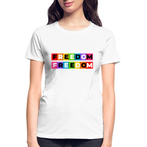 Freedom in Color - Gildan Ultra Cotton Ladies T-Shirt