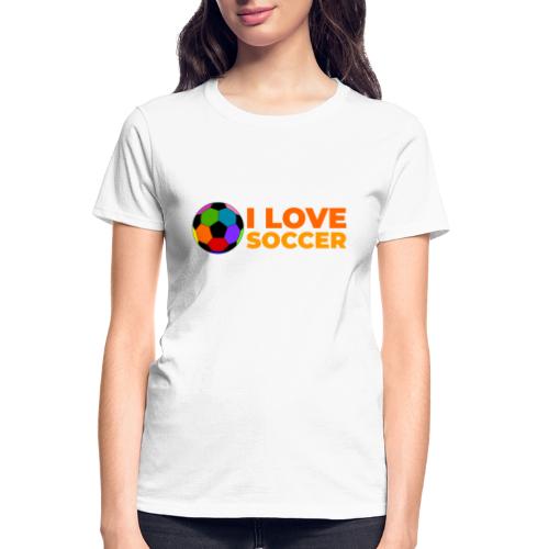 I Love Soccer - Gildan Ultra Cotton Ladies T-Shirt