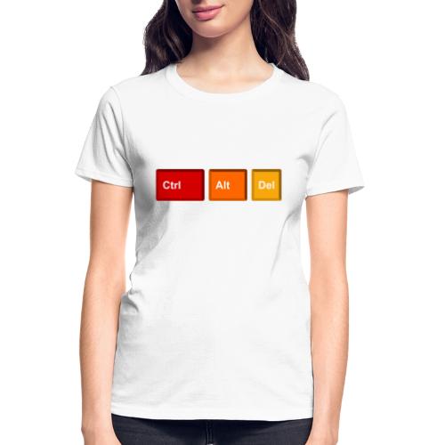 CTRL + ALT + DEL - Gildan Ultra Cotton Ladies T-Shirt