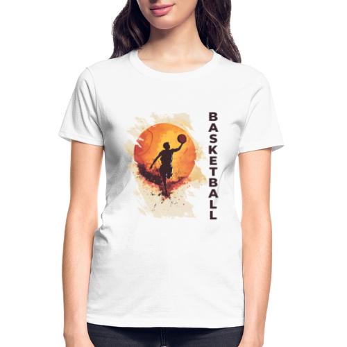 Basketball Stride - Gildan Ultra Cotton Ladies T-Shirt
